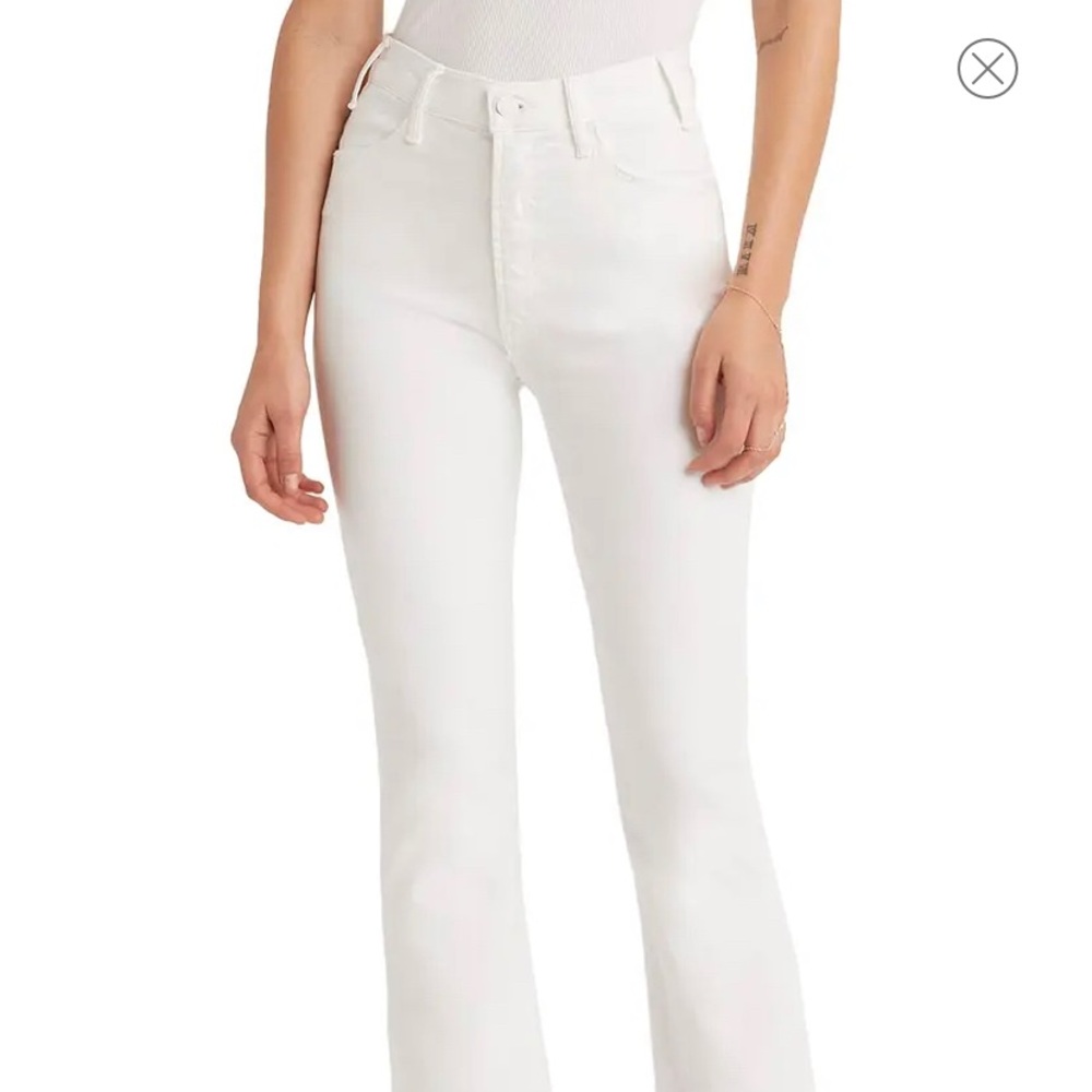 Mother jeans - hustler white